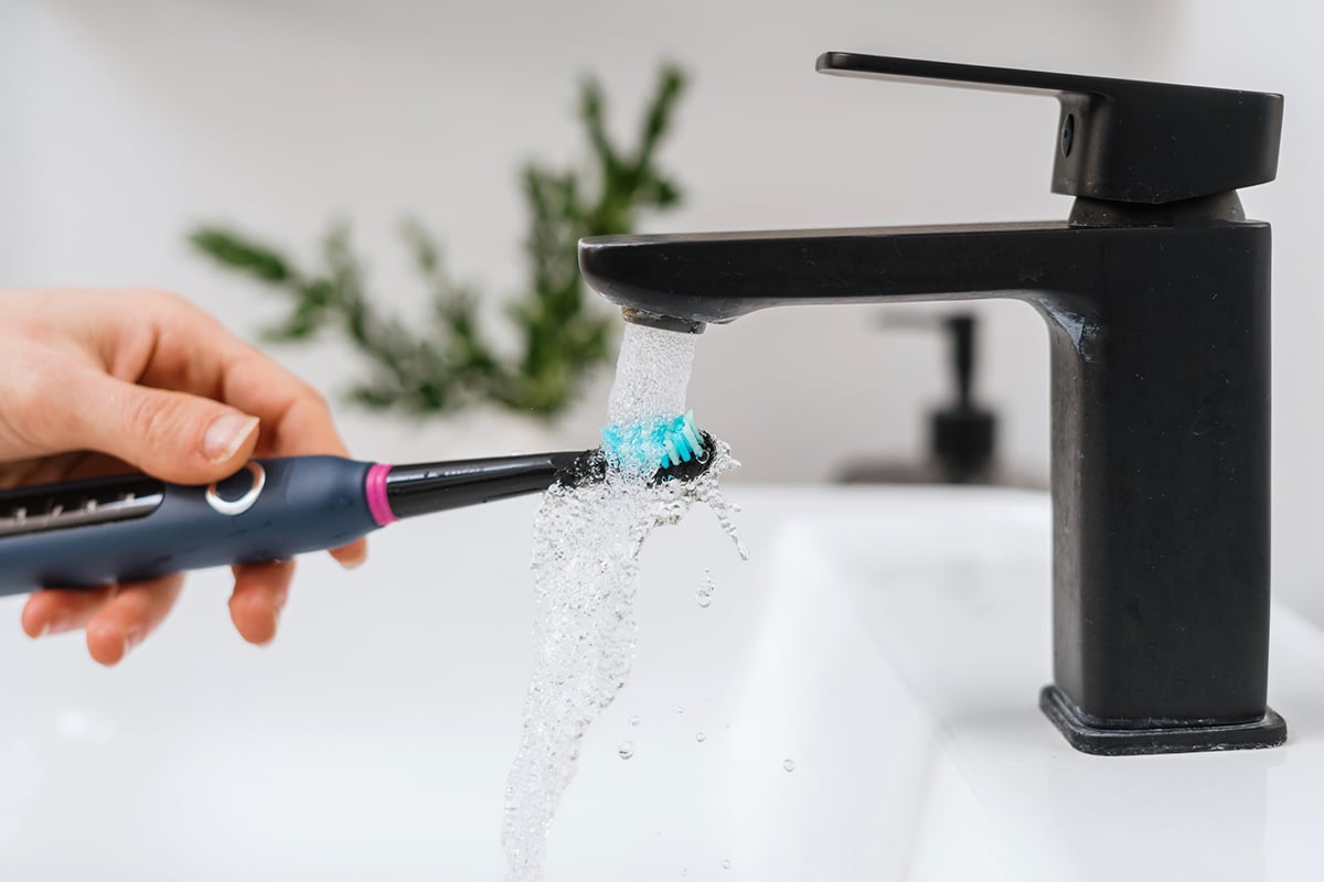 benefit toothbrush